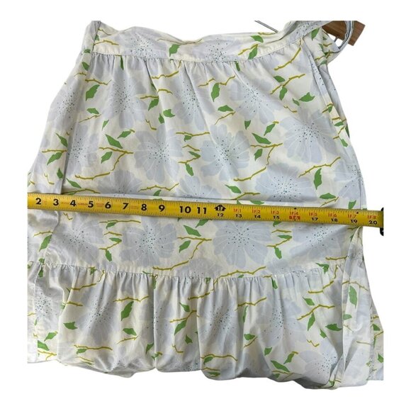 Women's Floral Beachy Vacation Wrap Maxi Skirt 100% Cotton | Size Medium - Picture 6 of 8